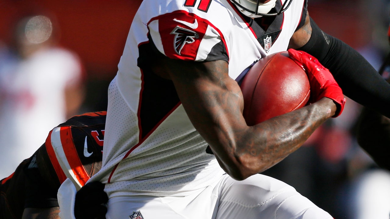 Falcons' Jones declines to take much credit for milestone